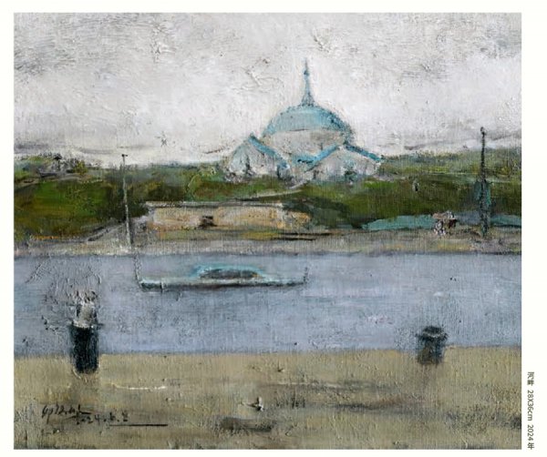 邱瑞敏油画小品展亮相千彩书坊，欧洲场面油画展现当然写生的艺术精神